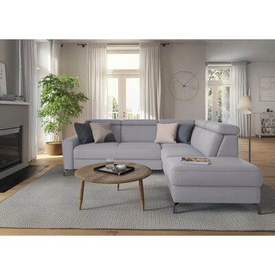 SIT & MORE Scarlett L-Form Microfaser Grau Sofa - Sofa SIT & MORE Scarlett L-Form Microfaser Grau Sofa - Sofa
