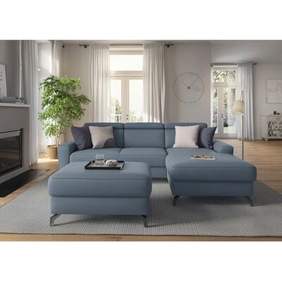 SIT & MORE Scarlett L-Form Sofa - Mikrofaser, Rechte Recamiere, Verstellbarer Kopfstütze SIT & MORE Scarlett L-Form Sofa - Mikrofaser, Rechte Recamiere, Verstellbarer Kopfstütze