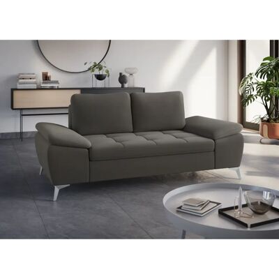 SIT&MORE Latigo Sofa - Microfaser, Gepolstert, Metallfüße SIT&MORE Latigo Sofa - Microfaser, Gepolstert, Metallfüße
