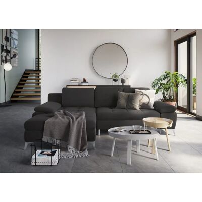 SIT & MORE Latigo L-Form Ecksofa - Dunkelgrau, 270cm SIT & MORE Latigo L-Form Ecksofa - Dunkelgrau, 270cm