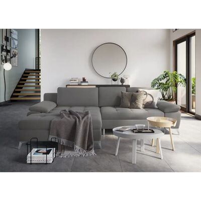 SIT&MORE Latigo L-Form Sofa - Modernes Grau Ecksofa SIT&MORE Latigo L-Form Sofa - Modernes Grau Ecksofa