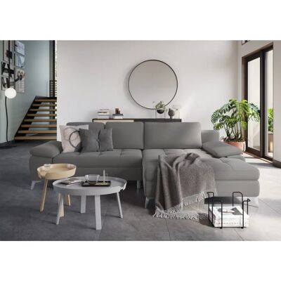 SIT & MORE Latigo L-Form Grau Sofa - Sofa SIT & MORE Latigo L-Form Grau Sofa - Sofa