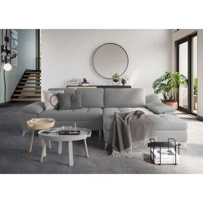 SIT&MORE Latigo L-Form Sofa - Mikrofasertapete, Bett mit Stauraum SIT&MORE Latigo L-Form Sofa - Mikrofasertapete, Bett mit Stauraum