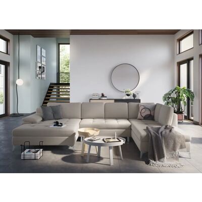 SIT & MORE Latigo U-Form Sofa - Mikrofas, Links Recamiere, Modern SIT & MORE Latigo U-Form Sofa - Mikrofas, Links Recamiere, Modern