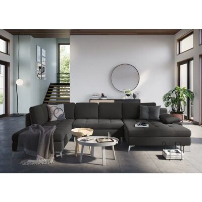SIT&MORE Latigo U-Form Sofa Microfaser - U-Formed Couch SIT&MORE Latigo U-Form Sofa Microfaser - U-Formed Couch