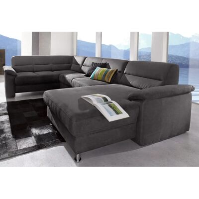 SIT & MORE Ascara U-Form Sofa - Mikrofaser & Leder SIT & MORE Ascara U-Form Sofa - Mikrofaser & Leder