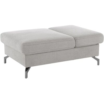 SIT & MORE Brisbane Hocker - Fußhocker, Silber, 77x43x112 cm SIT & MORE Brisbane Hocker - Fußhocker, Silber, 77x43x112 cm