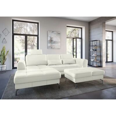 SIT & MORE Bendigo Sofakissen - 2er-Set - NaturLEDER, weiß SIT & MORE Bendigo Sofakissen - 2er-Set - NaturLEDER, weiß