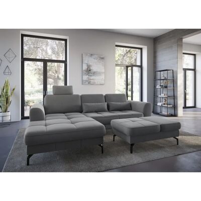 SIT&MORE Bendigo V Kissen - Samtoptik, 65x25x10 cm, Hellgrau SIT&MORE Bendigo V Kissen - Samtoptik, 65x25x10 cm, Hellgrau
