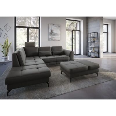 SIT & MORE Bendigo Ledercornersofa - Naturleder, Linke Ottomane, Verstellbarer Rücken SIT & MORE Bendigo Ledercornersofa - Naturleder, Linke Ottomane, Verstellbarer Rücken
