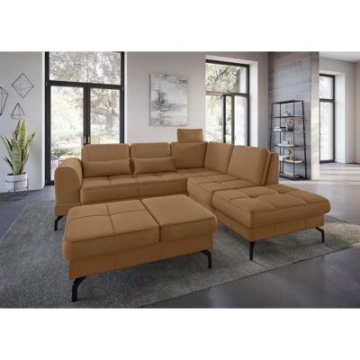 SIT & MORE Bendigo L-Form Sofa - Naturleder, Rechts Ottomane, 258cm SIT & MORE Bendigo L-Form Sofa - Naturleder, Rechts Ottomane, 258cm