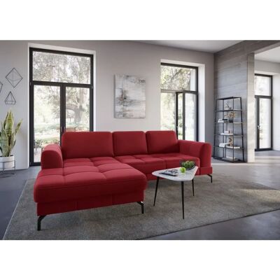 SIT&MORE Bendigo L-Form Samtsofa - 5 Sitze, 284x87x175 cm SIT&MORE Bendigo L-Form Samtsofa - 5 Sitze, 284x87x175 cm