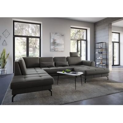 SIT & MORE Bendigo U-Form Sofa - Naturleder, Manuell, 7,5 Sitze SIT & MORE Bendigo U-Form Sofa - Naturleder, Manuell, 7,5 Sitze