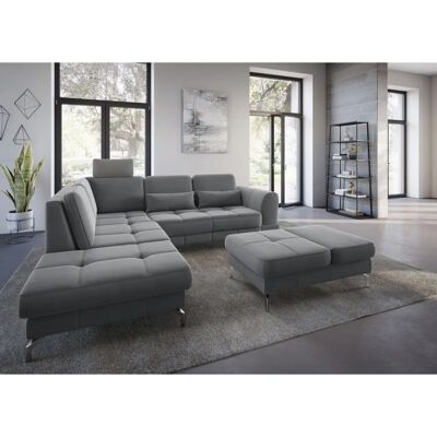 SIT&MORE Bendigo Samtsofa - Ottomane links - Sofas SIT&MORE Bendigo Samtsofa - Ottomane links - Sofas