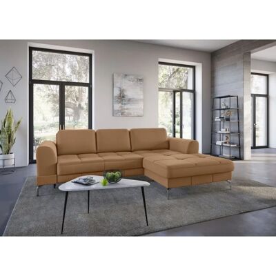 SIT&MORE Bendigo L-Form Sofa - Natürleder, Recamiere, 5 Sitze SIT&MORE Bendigo L-Form Sofa - Natürleder, Recamiere, 5 Sitze