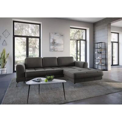 SIT & MORE Bendigo L-Form Couch - Naturleder, rechte Recamiere, 284cm SIT & MORE Bendigo L-Form Couch - Naturleder, rechte Recamiere, 284cm