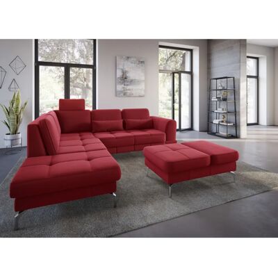 SIT&MORE Bendigo L-Form Samtsofa - Sofa SIT&MORE Bendigo L-Form Samtsofa - Sofa