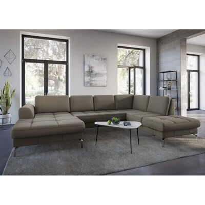 SIT & MORE Bendigo U-Form Couch - U-förmiges Ledersofa SIT & MORE Bendigo U-Form Couch - U-förmiges Ledersofa
