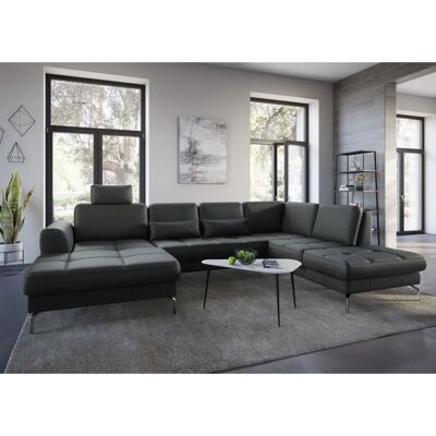 SIT & MORE Bendigo U-Form Ledersofa - Sofa SIT & MORE Bendigo U-Form Ledersofa - Sofa