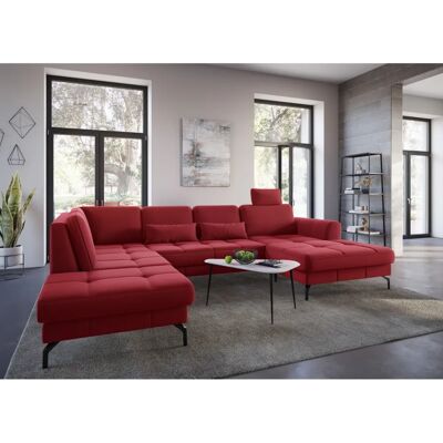 SIT&MORE Bendigo V Rote Samtkopfstütze - Sofa-Zubehör SIT&MORE Bendigo V Rote Samtkopfstütze - Sofa-Zubehör