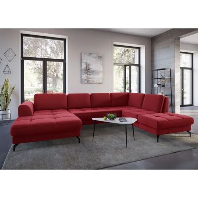 SIT&MORE Bendigo U-Form Samtsofa - U-Form Design SIT&MORE Bendigo U-Form Samtsofa - U-Form Design