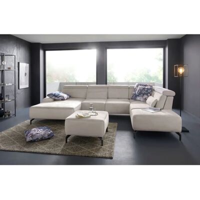SIT&MORE Gizeh Beig - Hocker - Microfaser ALTARA NUBUCK SIT&MORE Gizeh Beig - Hocker - Microfaser ALTARA NUBUCK