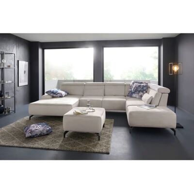 SIT&MORE Gizeh Beiger Polsterhocker - Hocker SIT&MORE Gizeh Beiger Polsterhocker - Hocker