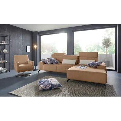 SIT & MORE Gizeh L-Form Sofa - Microfaser ALTARA NUBUCK - Rechte Mega-Recamiere SIT & MORE Gizeh L-Form Sofa - Microfaser ALTARA NUBUCK - Rechte Mega-Recamiere