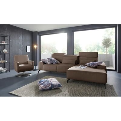 SIT & MORE Gizeh L-Form Sofa - L-förmiges mit verstellbarem Kopfstütze SIT & MORE Gizeh L-Form Sofa - L-förmiges mit verstellbarem Kopfstütze