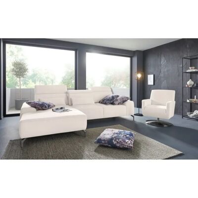 SIT & MORE Gizeh L-Form Sofa - Microfaser, Elfenbein SIT & MORE Gizeh L-Form Sofa - Microfaser, Elfenbein