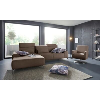 SIT & MORE Gizeh L-Form Sofa - Microfaser & Verstellbares Kopfteil SIT & MORE Gizeh L-Form Sofa - Microfaser & Verstellbares Kopfteil