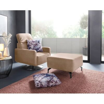 SIT&MORE Gizeh Drehstuhl - Microfaser Braun - Relaxsessel SIT&MORE Gizeh Drehstuhl - Microfaser Braun - Relaxsessel