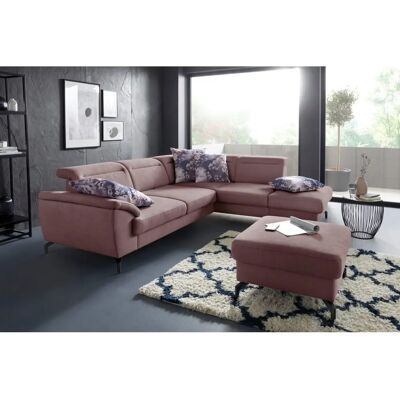 SIT&MORE Percy L-Form Ecksofa - Microfaser Paris - Lila SIT&MORE Percy L-Form Ecksofa - Microfaser Paris - Lila