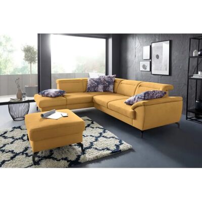 SIT&MORE Percy L-Form Microfaser Sofa - Ecksofa SIT&MORE Percy L-Form Microfaser Sofa - Ecksofa
