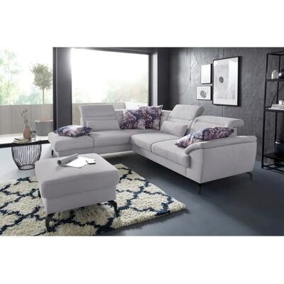 SIT & MORE Percy L-Form Sofa - Microfaser Paris - Ottomane links SIT & MORE Percy L-Form Sofa - Microfaser Paris - Ottomane links