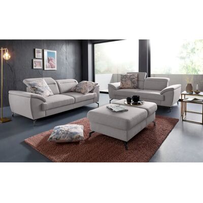 SIT&MORE Percy 2,5-Sitzer Grau Sofa - Sofa SIT&MORE Percy 2,5-Sitzer Grau Sofa - Sofa