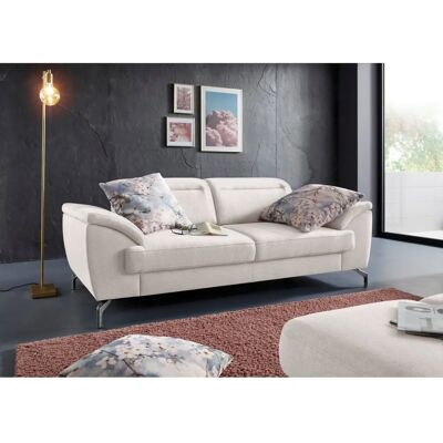 SIT&MORE Percy Beiges Leinen 2,5-Sitzer - Sofa SIT&MORE Percy Beiges Leinen 2,5-Sitzer - Sofa