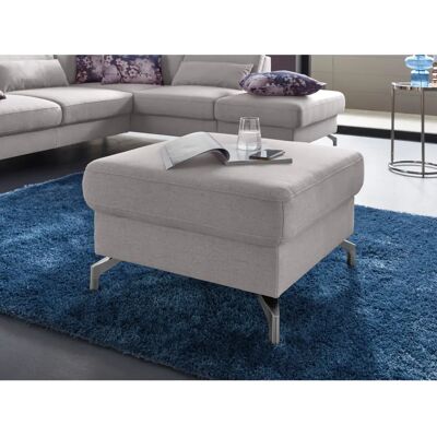 SIT&MORE Percy Grau Stoffhocker - Hocker SIT&MORE Percy Grau Stoffhocker - Hocker