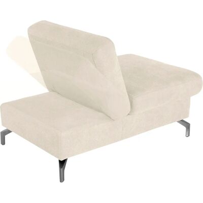SIT&MORE Percy Beige Microfaser Hocker - Sitzhocker SIT&MORE Percy Beige Microfaser Hocker - Sitzhocker