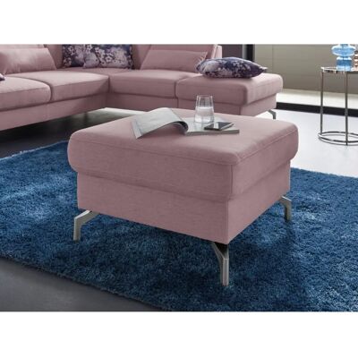 SIT & MORE Percy - Feinstruktur, Nickelfuß, 72x46x72cm - Hocker SIT & MORE Percy - Feinstruktur, Nickelfuß, 72x46x72cm - Hocker