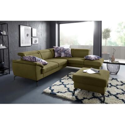 SIT & MORE Percy L-Form Grünes Sofa - Sofa SIT & MORE Percy L-Form Grünes Sofa - Sofa