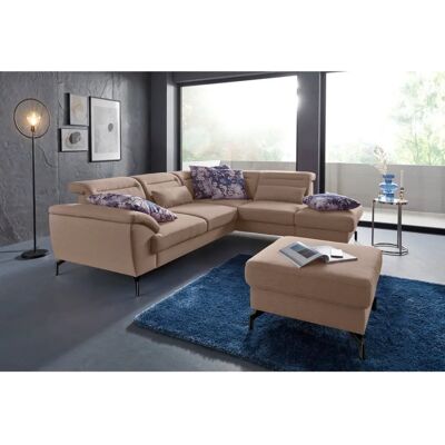 SIT & MORE Percy L-Form Beiges Sofa - Wohnzimmermöbel SIT & MORE Percy L-Form Beiges Sofa - Wohnzimmermöbel