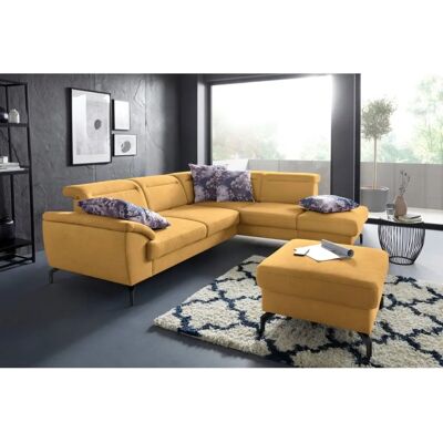 SIT&MORE Percy Gelbe Microfaser-Sofa - Sofa SIT&MORE Percy Gelbe Microfaser-Sofa - Sofa