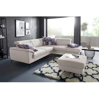 Ecksofa SIT&MORE Percy L-Form - Microfaser Paris - Beige Ecksofa SIT&MORE Percy L-Form - Microfaser Paris - Beige