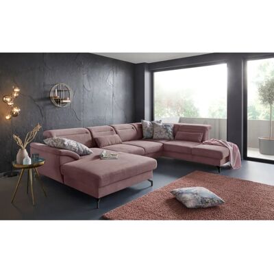 SIT&MORE Percy U-Form Sofa - Mikrofaser, Linke Armlehne SIT&MORE Percy U-Form Sofa - Mikrofaser, Linke Armlehne