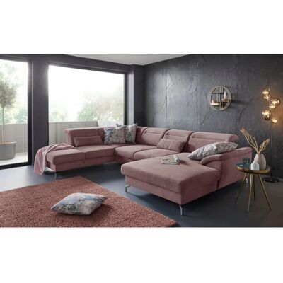 SIT&MORE Percy Lila Recamiere Microfaser Sofa - Sofa SIT&MORE Percy Lila Recamiere Microfaser Sofa - Sofa