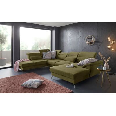 SIT & MORE Percy U-Form Sofa - U-Form Design, Microfaser-Bezug, 7 Sitzplätze SIT & MORE Percy U-Form Sofa - U-Form Design, Microfaser-Bezug, 7 Sitzplätze