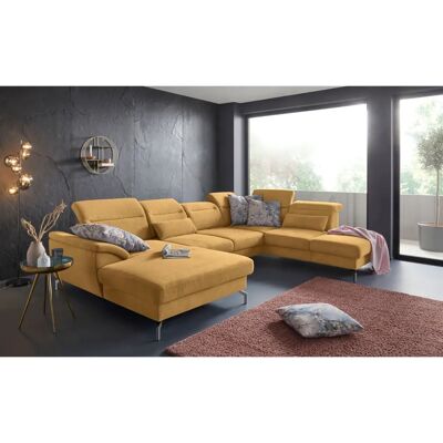 SIT & MORE Percy U-Form Sofa - Microfaser Paris - Linke Recamiere SIT & MORE Percy U-Form Sofa - Microfaser Paris - Linke Recamiere
