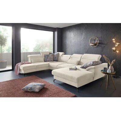 SIT & MORE Percy U-Form Sofa - Microfaser Paris - Recamiere rechts SIT & MORE Percy U-Form Sofa - Microfaser Paris - Recamiere rechts
