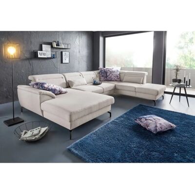 SIT & MORE Percy U-Form Sofa - U-Form, beige, 343x235cm SIT & MORE Percy U-Form Sofa - U-Form, beige, 343x235cm